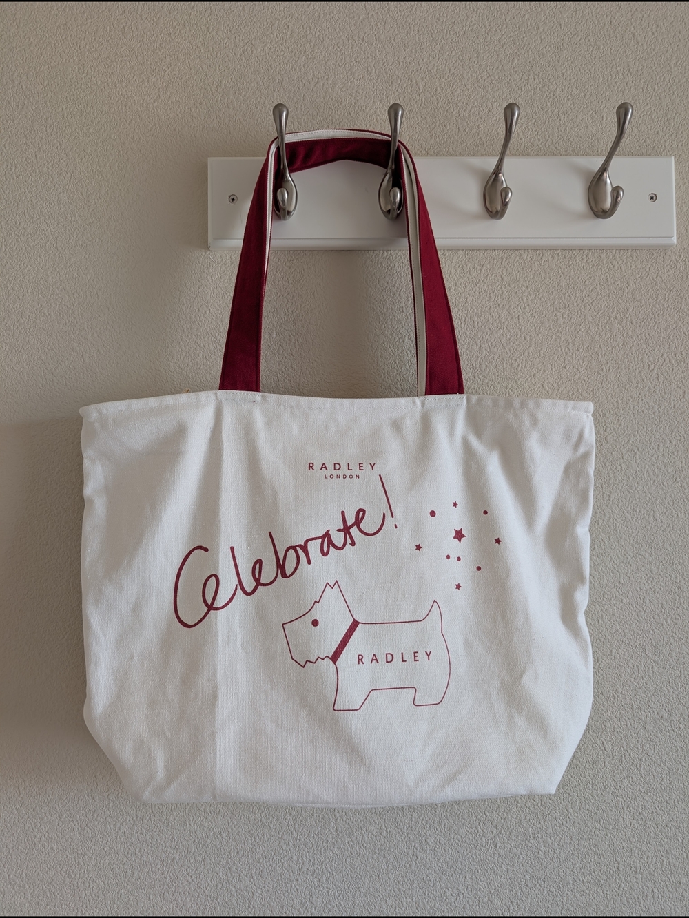 NEW Radley London 100% Cotton Tote Bag